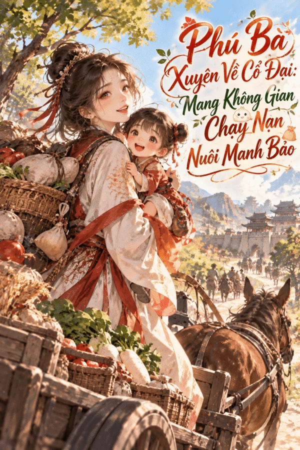 Phú Bà Xuyên Về Cổ Đại: Mang Không Gian Chạy Nạn Nuôi Manh Bảo
